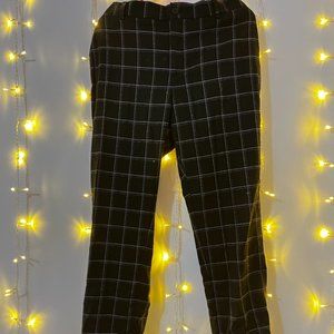 River Island Relaxed Fit Check Trousers (34)